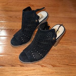 Dolce Vita black heel mules